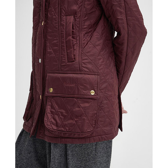 Afbeelding Damesjas Beadnell Polarquilt Cabernet/Brown 4