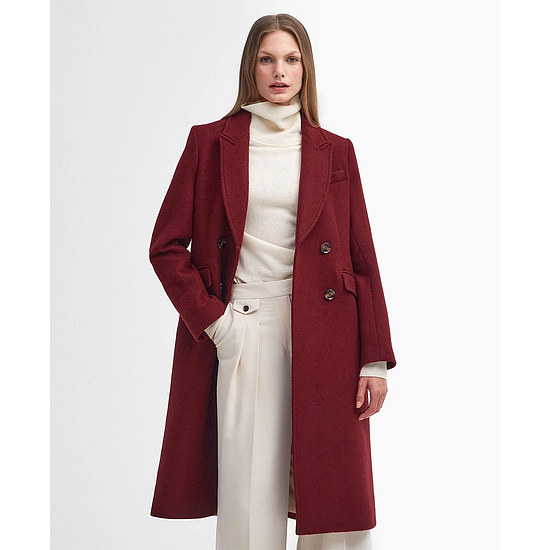 Afbeelding Damesjas Marylin Wool Burgundy/ Muted 3