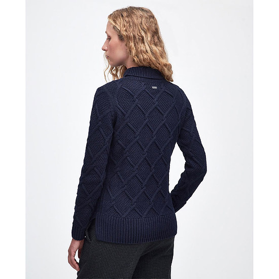 Afbeelding Damestrui Burne roll neck navy 3