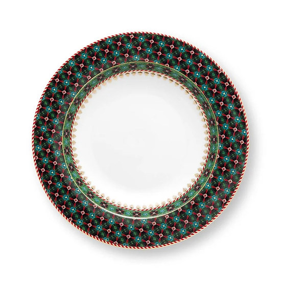 Deep Plate Clover Green 21.5cm 1