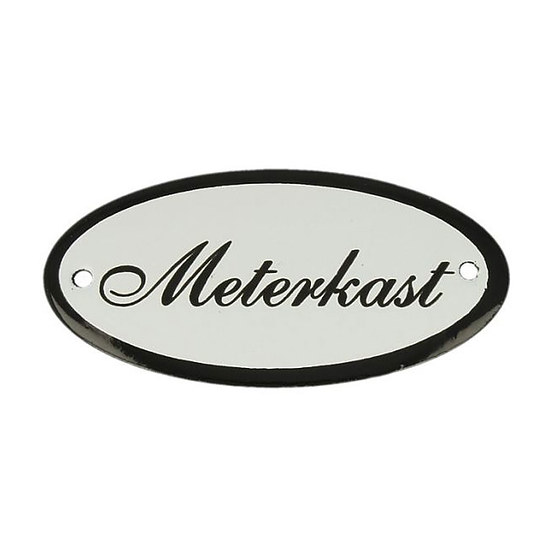 Deurbordje Meterkast 1