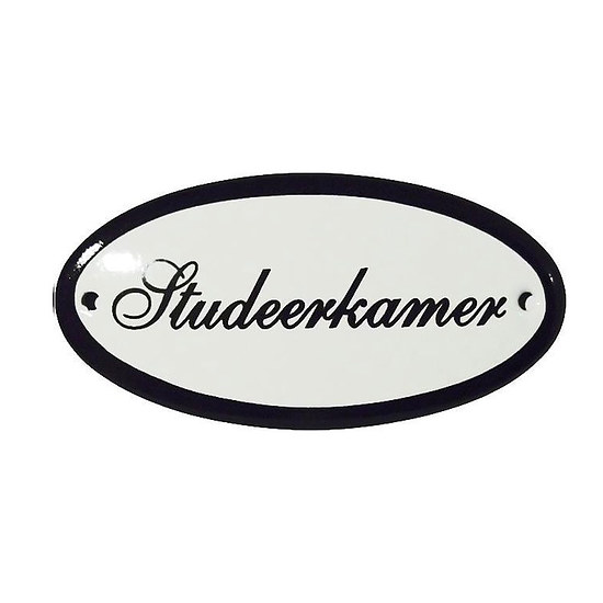 Deurbordje Studeerkamer 1