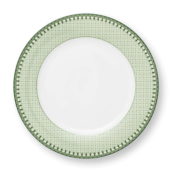 Dinerbord Lily & Lotus groen 26.5cm 1