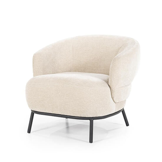 Fauteuil David - taupe Safari 1