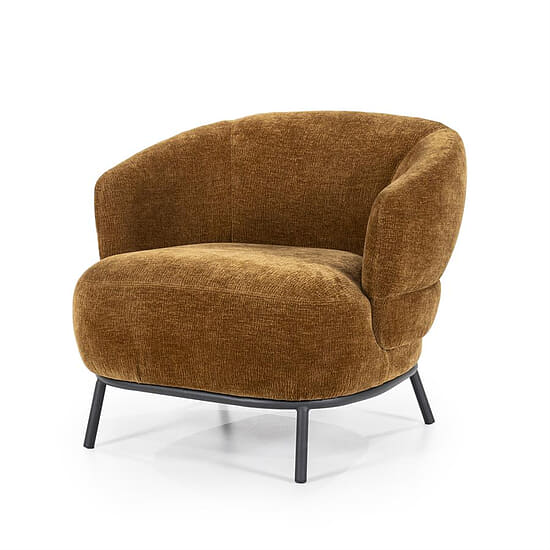 Fauteuil David - mosterd Safari 1