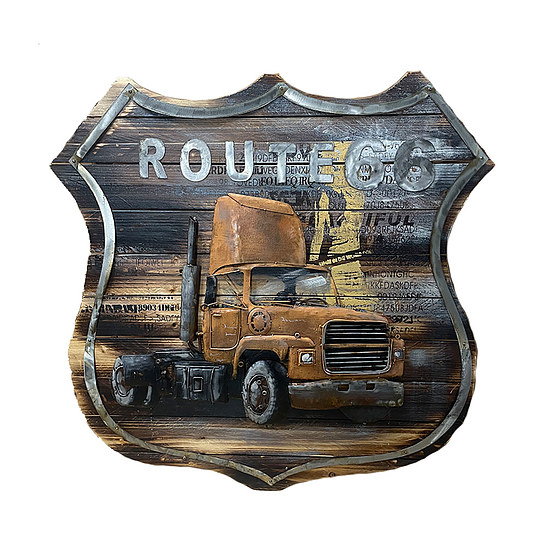 Gave Special 3D Art Route 66 geel 405 1