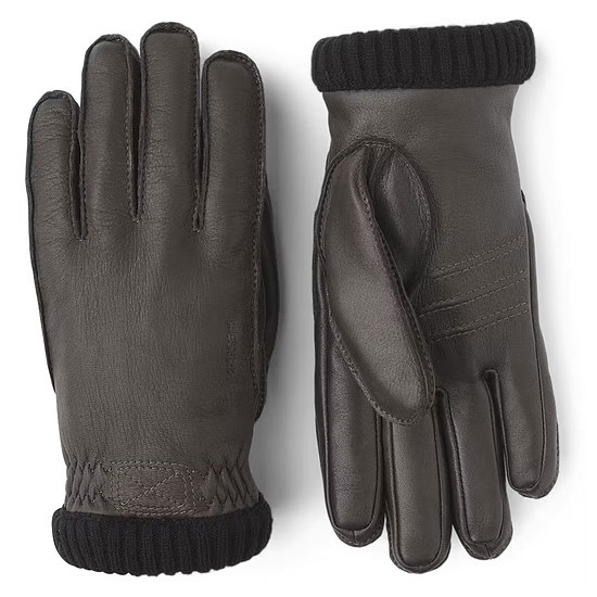 Afbeelding Heren handschoen Deerskin Primaloft Rib dk bruin 1