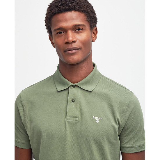 Afbeelding Heren Polo Lightweight Sports Burnt Olive 3