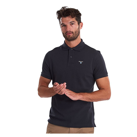 Afbeelding Heren polo Tartan Pique navy 2