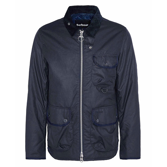 Afbeelding Heren waxjas Angler Navy 1