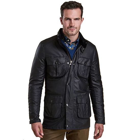 Afbeelding Heren waxjas Corbridge Black 2