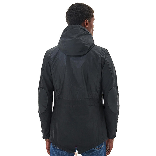 Afbeelding Heren waxjas Game Parka Black/classic 3