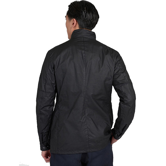 Afbeelding Heren waxjas Lightweight Duke Black 3