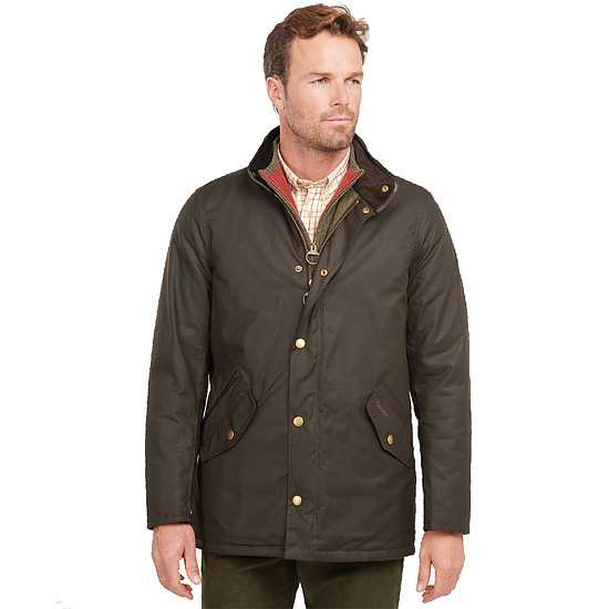 Afbeelding Herenjas Prestbury waxjacket Olive 2