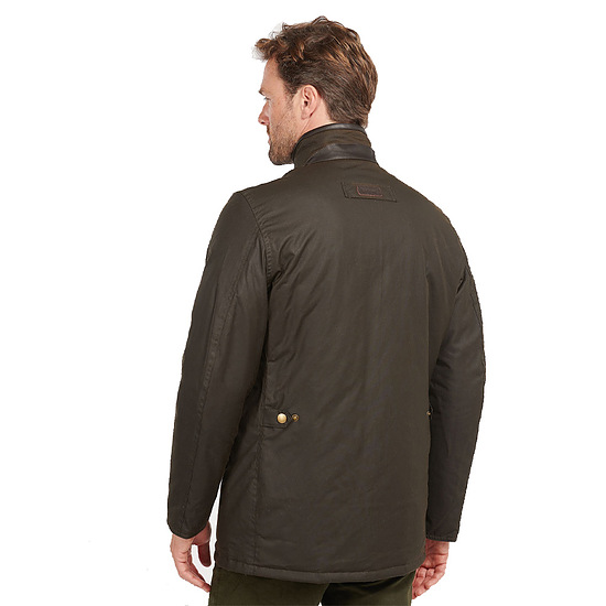 Afbeelding Herenjas Prestbury waxjacket Olive 3