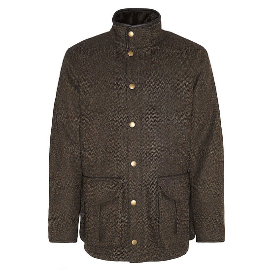 Afbeelding Herenjas Wol Hereford Tweed Olive 1