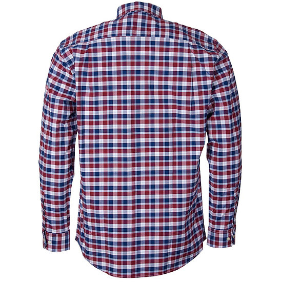 Afbeelding Herenshirt Country Check 15 regular fit Rich red 2