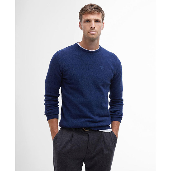 Afbeelding Herentrui Essential lambswool crew neck deep blue 2