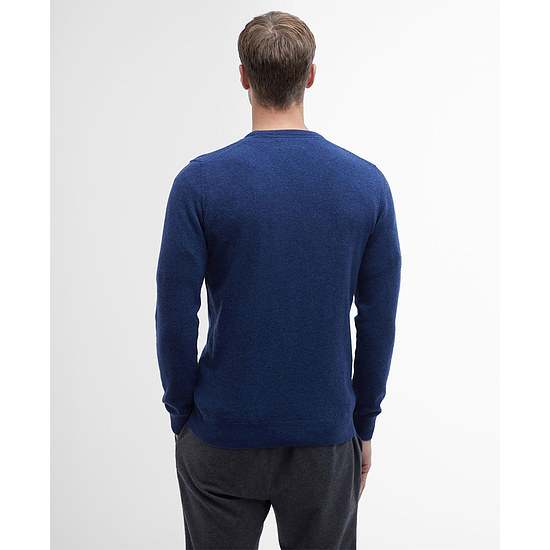 Afbeelding Herentrui Essential lambswool crew neck deep blue 3