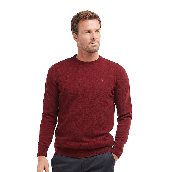 Afbeelding Herentrui essential lambswool crew neck Ruby 2