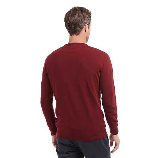 Afbeelding Herentrui essential lambswool crew neck Ruby 3