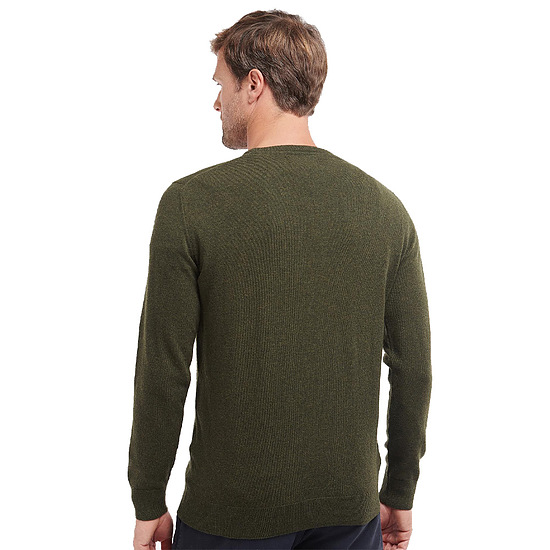 Afbeelding Herentrui Essential lambswool crew neck Seaweed 3