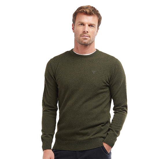 Afbeelding Herentrui Essential lambswool crew neck Seaweed 2