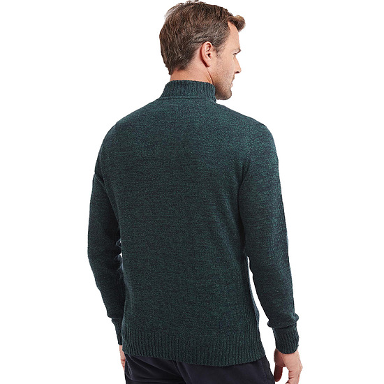 Afbeelding Herentrui Essential lambswool half zip seaweed 3