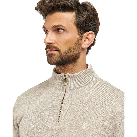 Afbeelding Herentrui Firle Half Zip Stone Marl 3