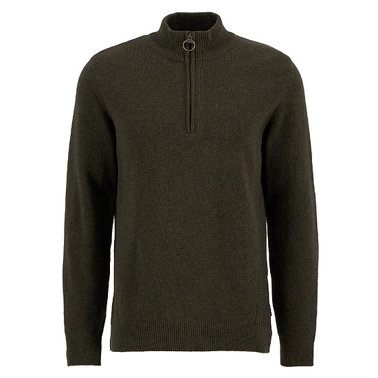 Afbeelding Herentrui Holden half zip Olive Marl 1