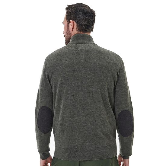 Afbeelding Herentrui Loyton Merino Half Zip Olive Marl 3