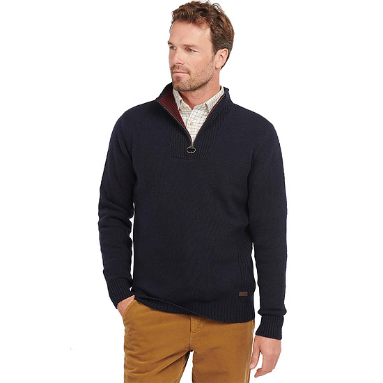 Afbeelding Herentrui Nelson half zip Navy 2