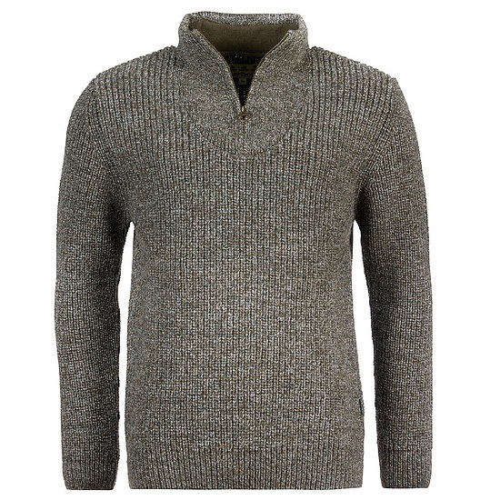 Afbeelding Herentrui New Tyne Half Zip Derby Tweed 1