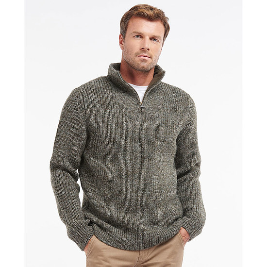 Afbeelding Herentrui New Tyne Half Zip Derby Tweed 2