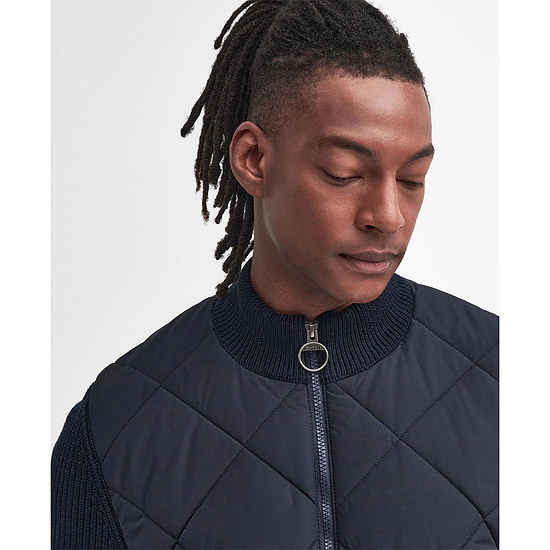 Afbeelding Heren vest Newland Zip Through Navy  5