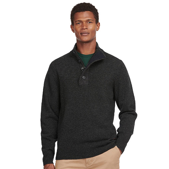 Afbeelding Herentrui Patch Half Zip charcoal 2