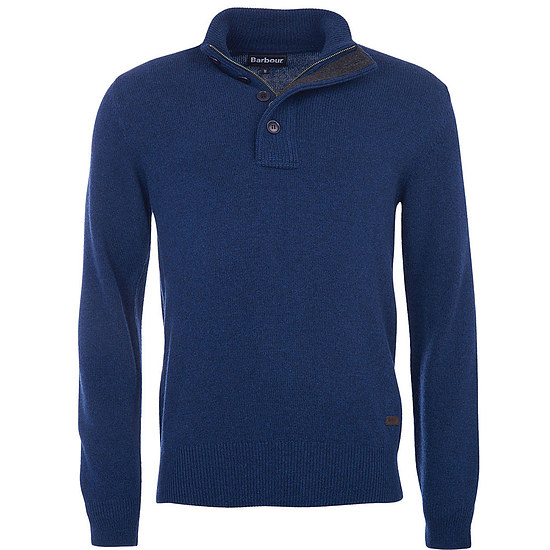 Afbeelding Herentrui Patch Half Zip Deep blue 1