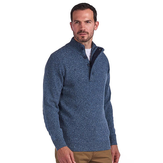 Afbeelding Herentrui Patch Half Zip Inky Blue 2