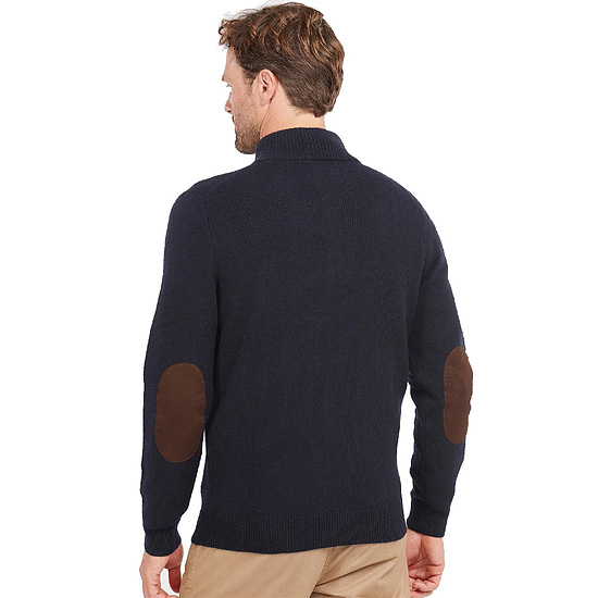 Afbeelding Herentrui Patch Half Zip navy 3