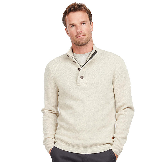 Afbeelding Herentrui Patch half zip Pearl 2