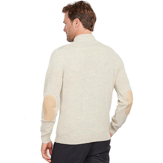 Afbeelding Herentrui Patch half zip Pearl 3