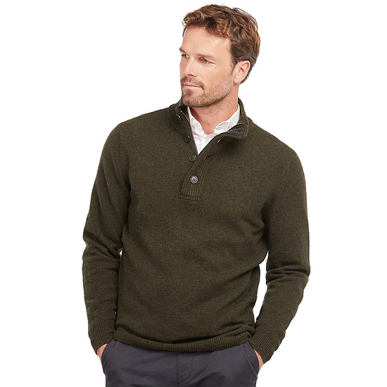 Afbeelding Herentrui Patch Half Zip Seaweed 2