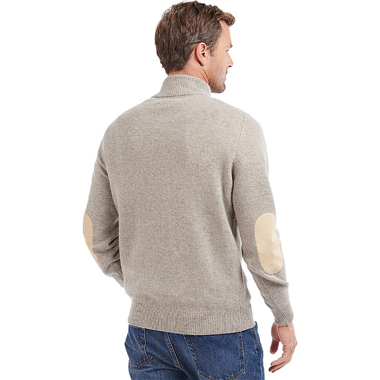 Afbeelding Herentrui Patch Half Zip Stone 3