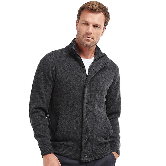 Afbeelding Herentrui Patch Zip Through charcoal Marl 2