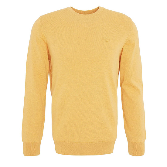 Afbeelding Herentrui Pima cotton crew neck Honey Gold 1