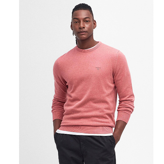 Afbeelding Herentrui Pima cotton crew neck Pink Clay 2