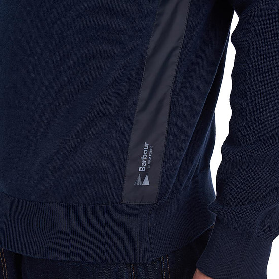 Afbeelding Herenvest Lundy half zip navy 2