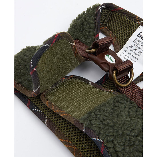 Afbeelding Honden Harnas Fleece Olive 2