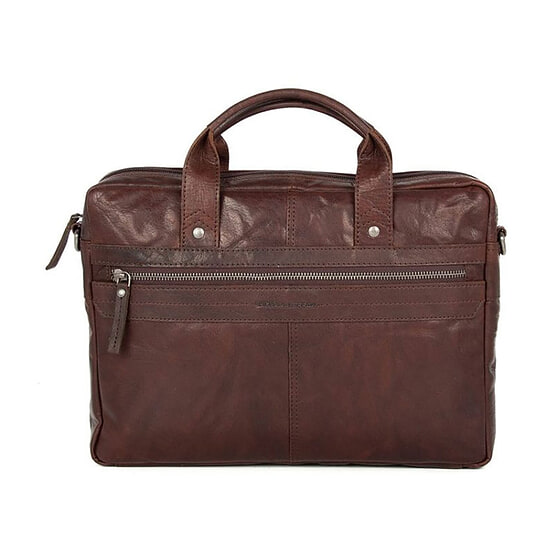 Afbeelding Leren laptoptas Florida Dk Brown 2