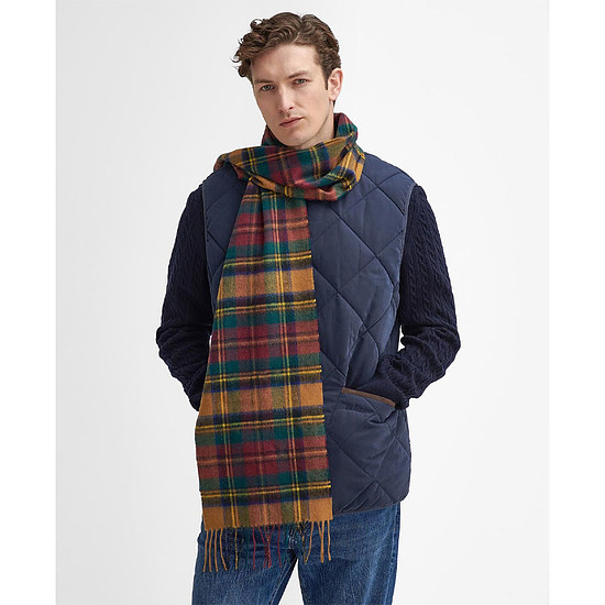 Afbeelding New Check Tartan Scarf Harvest Gold 2